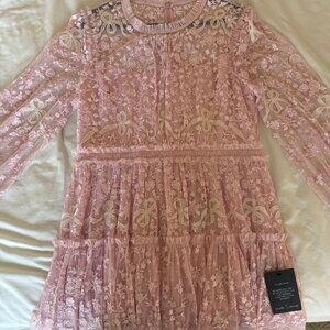 Needle & Thread Emilana Dress Pink - US 12